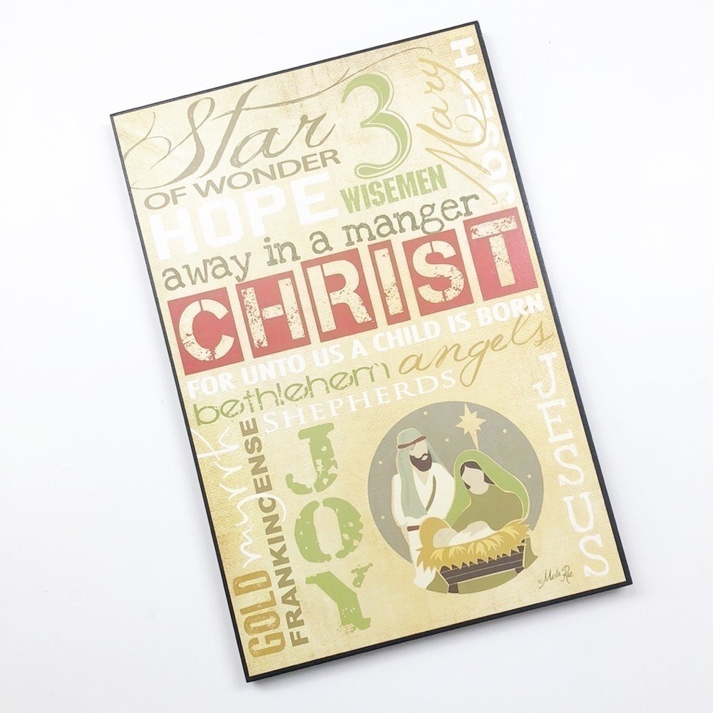 P. Graham Dunn Christmas wall decor